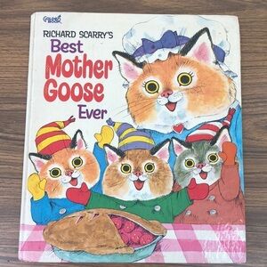 Vintage Richard Scarry's Best Mother Goose Large HC Book  Copyright 1970